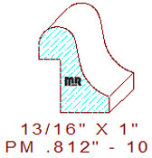 Panel Mould 13/16" - 10