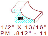 Panel Mould 13/16" - 11 Panel Mould 13/16" - 11