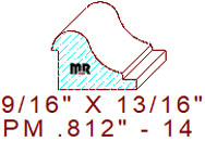 Panel Mould 13/16" - 14