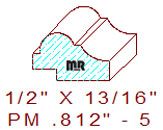 Panel Mould 13/16" - 5