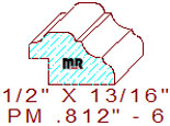 Panel Mould 13/16" - 6