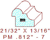 Panel Mould 13/16" - 7