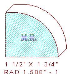 1-1/2" Quarter Round Moulding - 1 1-1/2" Quarter Round Moulding - 1