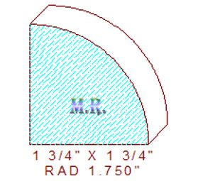 1-3/4" Quarter Round Moulding 1-3/4" Quarter Round Moulding