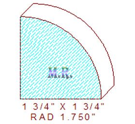 1-3/4" Quarter Round Moulding 