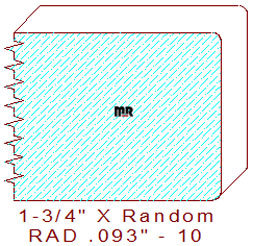 3/32" Radius Edge - 10