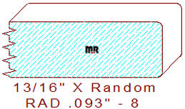 3/32" Radius Edge Moulding - 8