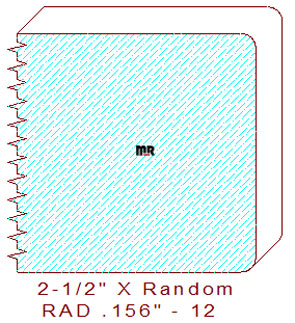 5/32" Radius Edge - 12