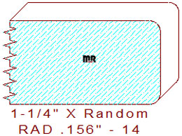 5/32" Radius Edge - 14