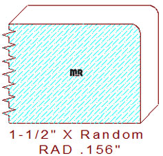 5/32" Radius Edge 5/32" Radius Edge