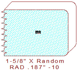 3/16" Radius Edge Moulding - 10
