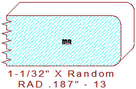 3/16" Radius Edge Moulding - 13