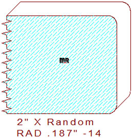 3/16" Radius Edge Moulding - 14 3/16" Radius Edge Moulding - 14