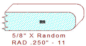 1/4" Radius Edge Moulding - 11