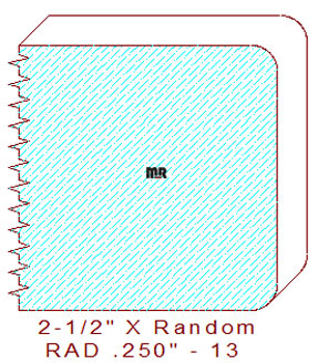 1/4" Radius Edge Moulding - 13