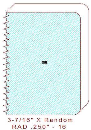 1/4" Radius Edge Moulding - 16