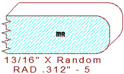 5/16" Radius Edge - 5 5/16" Radius Edge - 5