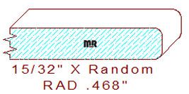 15/32" Radius Edge Moulding