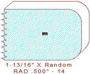 1/2" Radius Edge Moulding - 14