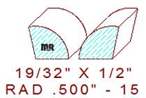1/2" Quarter Round Moulding - 15 1/2" Quarter Round Moulding - 15