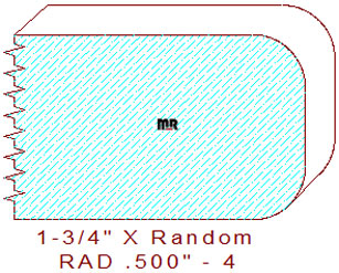 1/2" Radius Edge Moulding - 4