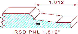 Raised Panel Moulding 1-13/16"