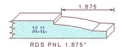 Raised Panel Moulding 1-7/8" Raised Panel Moulding 1-7/8"
