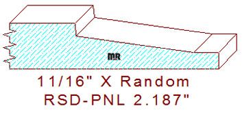Raised Panel Moulding 2-3/16" Raised Panel Moulding 2-3/16"