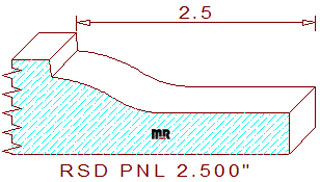 Raised Panel 2-1/2"