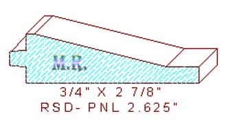 Raised Panel Moulding 2-5/8"