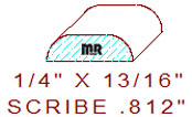 Scribe 13/16" Scribe 13/16"