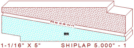 Shiplap 5" - 1 Shiplap 5" - 1
