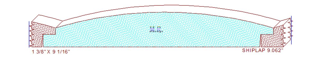 Shiplap Moulding 9-1/6"