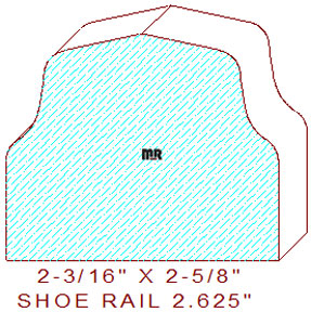 Floor/Shoe Rail Moulding 2-5/8"