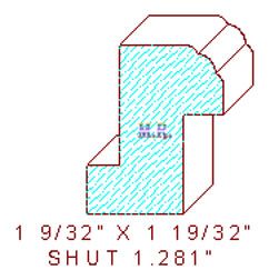 Shutter/Louver 1-9/32" Shutter/Louver 1-9/32"