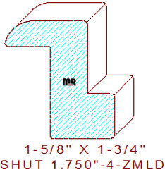 Shutter/Louver 1-3/4" - 4 Shutter/Louver 1-3/4" - 4