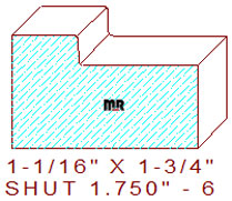 Shutter/Louver 1-3/4" - 6