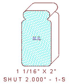 Shutter/Louver 2" - 1 Shutter/Louver 2" - 1