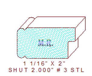 Shutter/Louver 2" - 3 Shutter/Louver 2" - 3