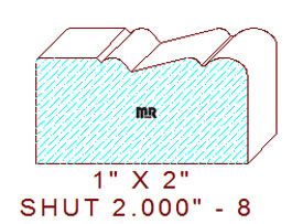 Shutter/Louver 2" - 8 Shutter/Louver 2" - 8