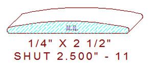 Shutter/Louver 2-1/2" - 11