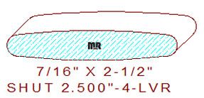 Shutter/Louver 2-1/2" - 4