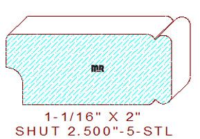 Shutter/Louver 2-1/2" - 5 Shutter/Louver 2-1/2" - 5