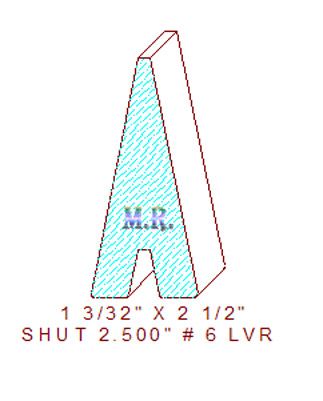 Shutter/Louver 2-1/2" - 6