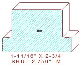 Shutter/Louver 2-3/4" Shutter/Louver 2-3/4"