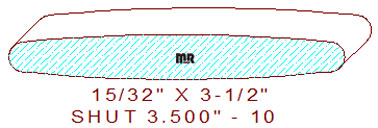 Shutter/Louver 3-1/2" - 10