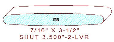 Shutter/Louver 3-1/2" - 2 Shutter/Louver 3-1/2" - 2