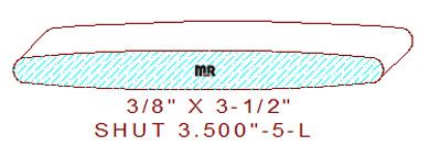 Shutter/Louver 3-1/2" - 5