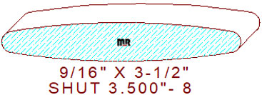 Shutter/Louver 3-1/2" - 8