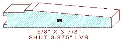 Shutter/Louver 3-7/8"